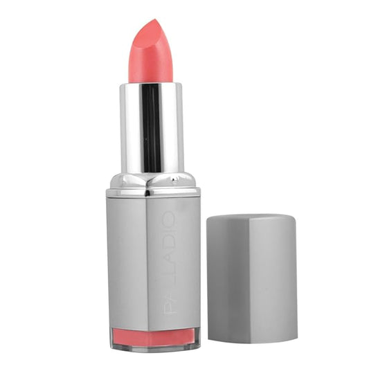 Palladio Herbal Lipstick, Rich Pigmented and Creamy, Infused with Aloe Vera, Chamomile & Ginseng, Prevents Lips from Drying, Combats Fine Lines, Long Lasting Lipstick, Petal Pink