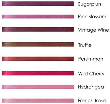 Lauren Brooke Cosmetiques All Natural Lip Liner Pencils, Organic Makeup (French Rose)