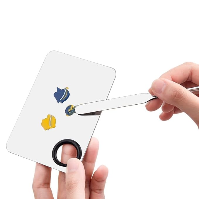 Makeup Spatula and Makeup Palette, Stainless Steel Foundation