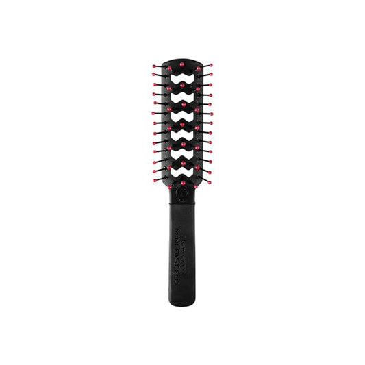Cricket Static Free Mini Fast Flo Vent Hair Brush - Curling, Blow Drying, Detangling and Styling Wet or Dry Hair, Ideal for Travel, 1.5", Suitable for All Hair Types