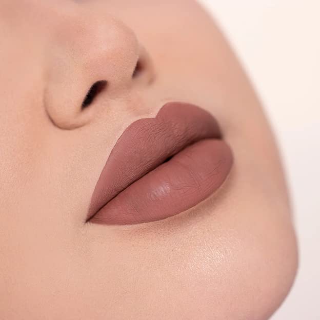 Beauty Bakerie Lip Whip Liquid Lipstick for Women, Waterproof Lip Gloss, Tint, Stain Long Lasting Hydrating Moisturizer, Matte or Metallic, 3.5mL, Cake d’Ivoire