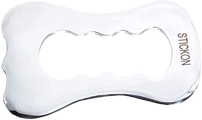 STICKON Stainless Steel Gua Sha Scraping Massage Tool IASTM Tools Great Soft Tissue Mobilization Tool (STICKON-04)
