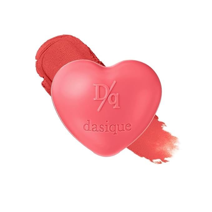 Dasique Souffle Color Pot #19 Peach Gelato - Makeup Blush, Buildable Silky-Smooth Texture, Built-In Mini Brush, Multi-Use For Cheek and Lip