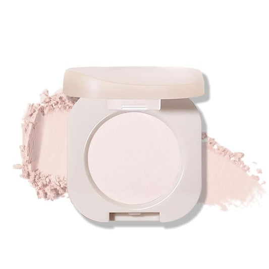 Single White Matte Eyeshadow,Bright Intense Monochrome Eye Shadow,Apply Makeup Easily,Matte Pressed Powder Single Eyeshadow,24 Hour Eye Makeup Longwear Waterproof