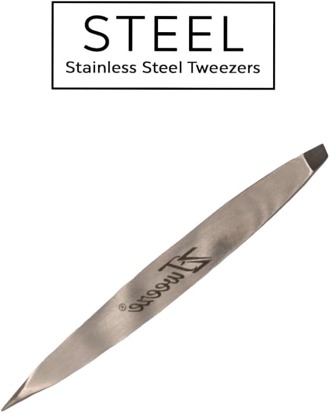 F.A.R.A.H Professional Z-Tweeze Dual Ended Tweezer - Steel Stainless Steel Tweezers