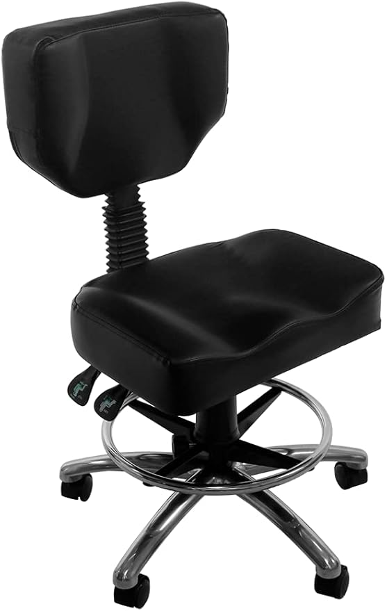 SKINACT Comfortable Esthetician Chair (Black)