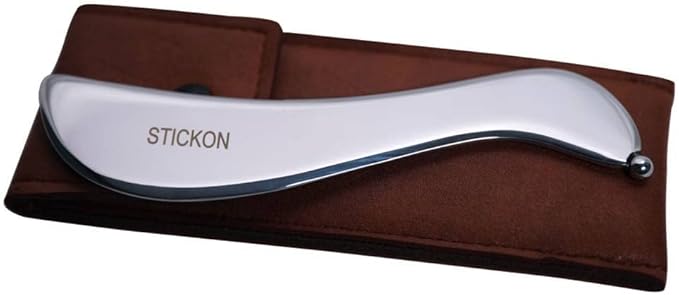 STICKON Gua Sha Massage Tool Stainless Steel Gua Sha Scraping Massage Tools IASTM Tools Great Soft Tissue Mobilization Tool(STICKON-20)