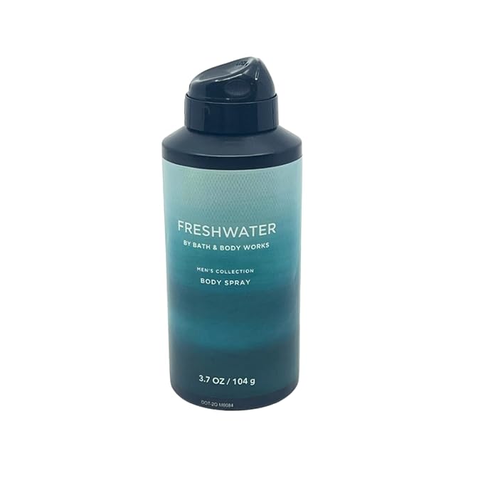 Bath and Body Works Gift Pack for Holiday Deodorizing Body Spray - Graphite, Bourbon and Freshwater 3.7oz each