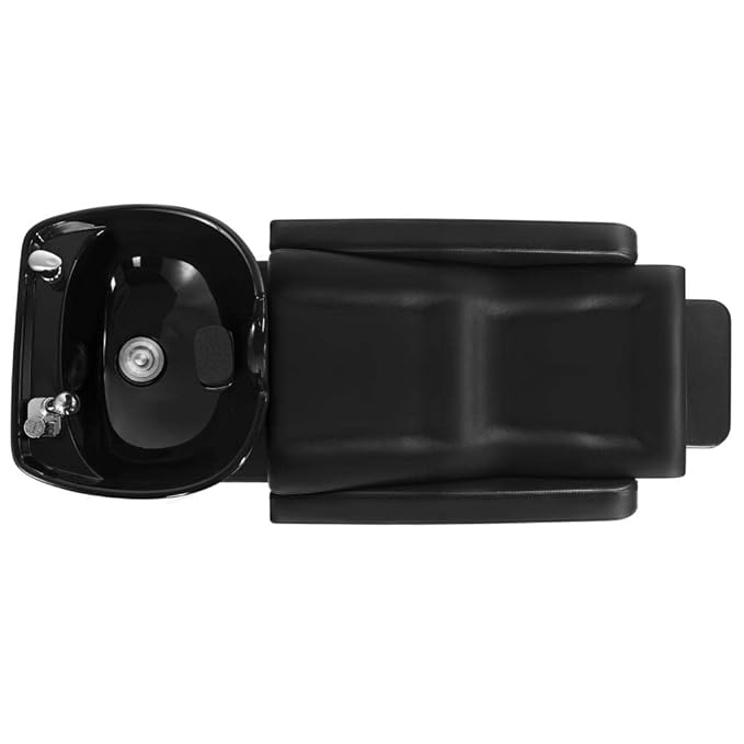 Artist hand 70" Shampoo Bowl Barber Backwash Chair Sink Chair with Foot Pedal, Headrest for Spa Beauty Salon