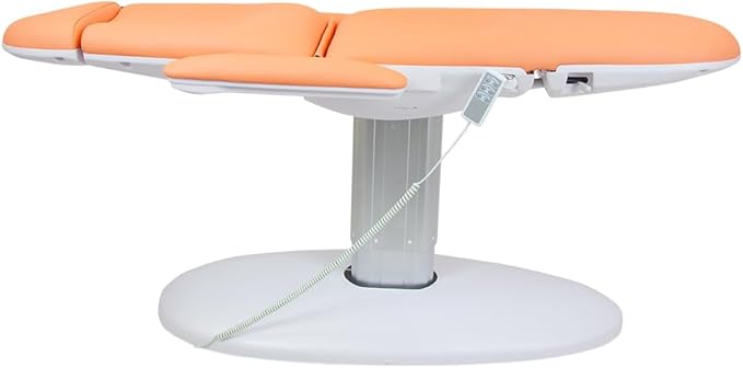 SKINACT Venus Papaya Electric Medical Spa Treatment Table/Chair with Free Wired Hand Remote Control