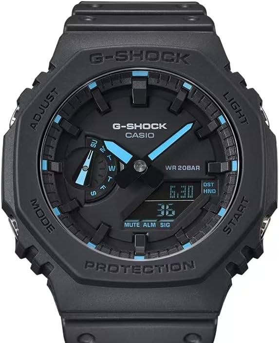 G-Shock GA2100-1A2 Neon Accent Watch, Blue