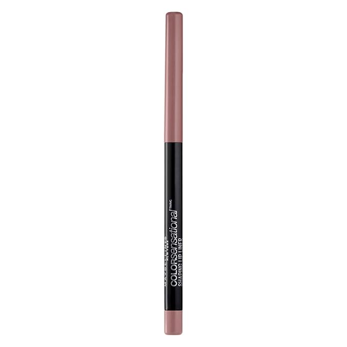 Maybelline Color Sensational Shaping Lip Liner with Self-Sharpening Tip, Dusty Rose, 1 Count