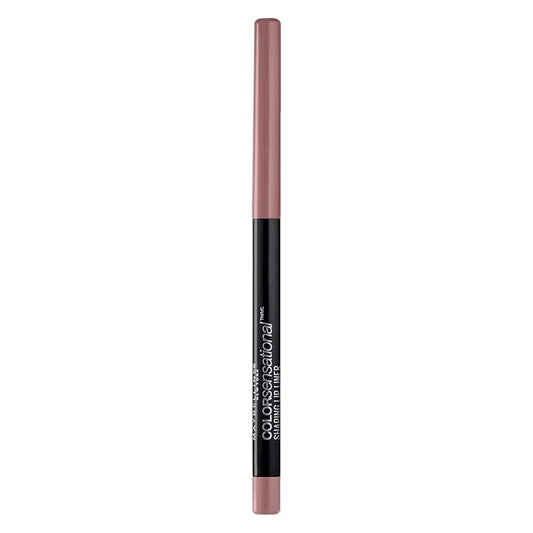 Maybelline Color Sensational Shaping Lip Liner with Self-Sharpening Tip, Dusty Rose, 1 Count