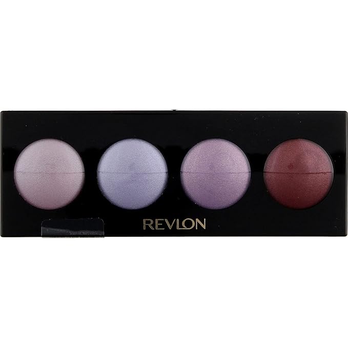 Revlon Crème Eyeshadow Palette, Illuminance Eye Makeup with Crease- Resistant Ingredients, Creamy Pigmented in Blendable Matte & Shimmer Finishes, 701 Wild Orchids, 0.12 Oz