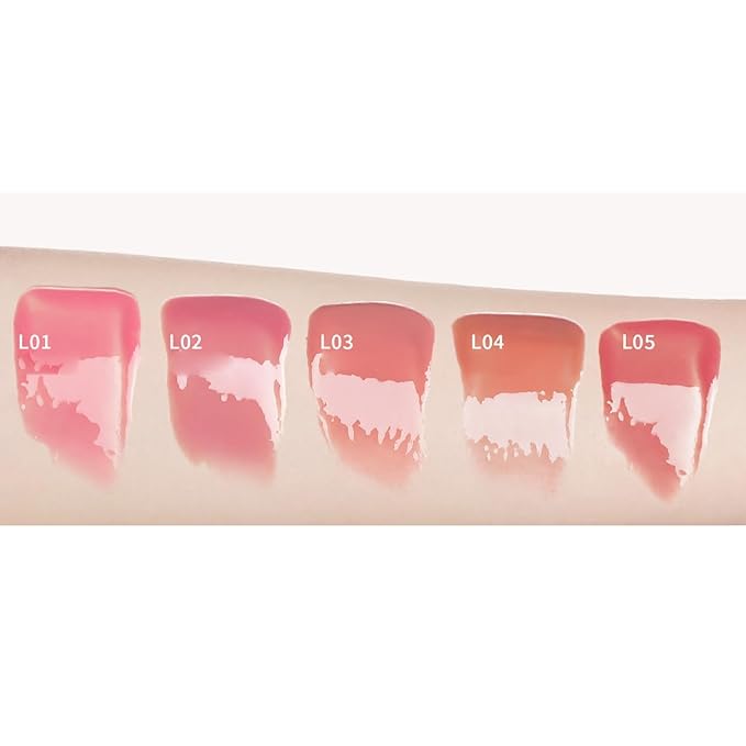 1 PC Macaron Canned Lip Essence High Glossy Lip Jelly, Mirror Effect Lip Glaze Mirror Effect Lip Balm, Moisturizing & Plump Lip Gloss (L04, 6g)