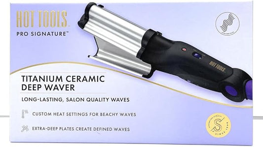 hot Tools pro Signature Titanium Ceramic deep Waver