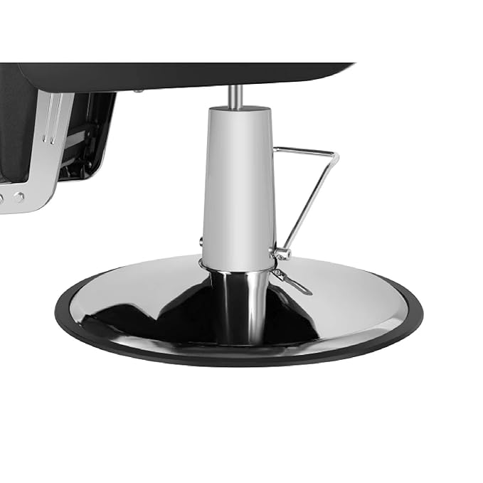 OmySalon All Purpose Hydraulic Barber Chair Heavy Duty, Recline Salon Chair for Hair Stylist Tattoo, Beauty Styling Shampoo Equipment Red & Black