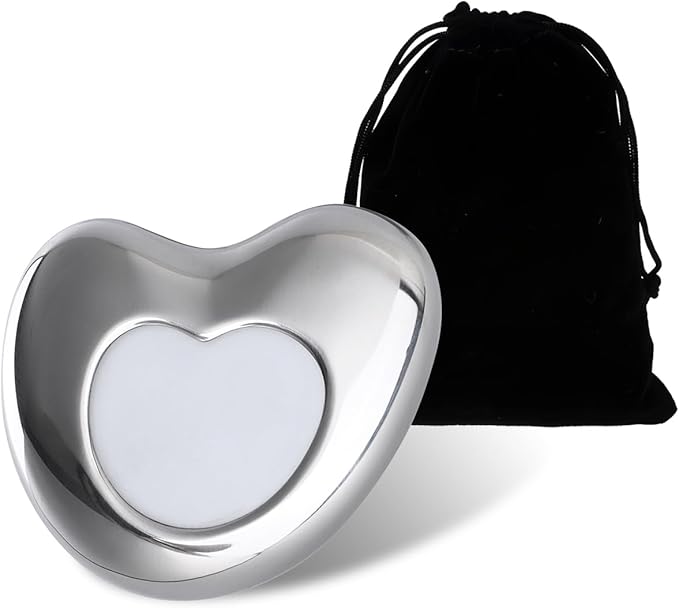 New Upgrade Stainless Steel Gua Sha with Cryotherapy, Metal Ice Gua Sha Facial Massager Tools for Face, Neck, Shoulder and Body