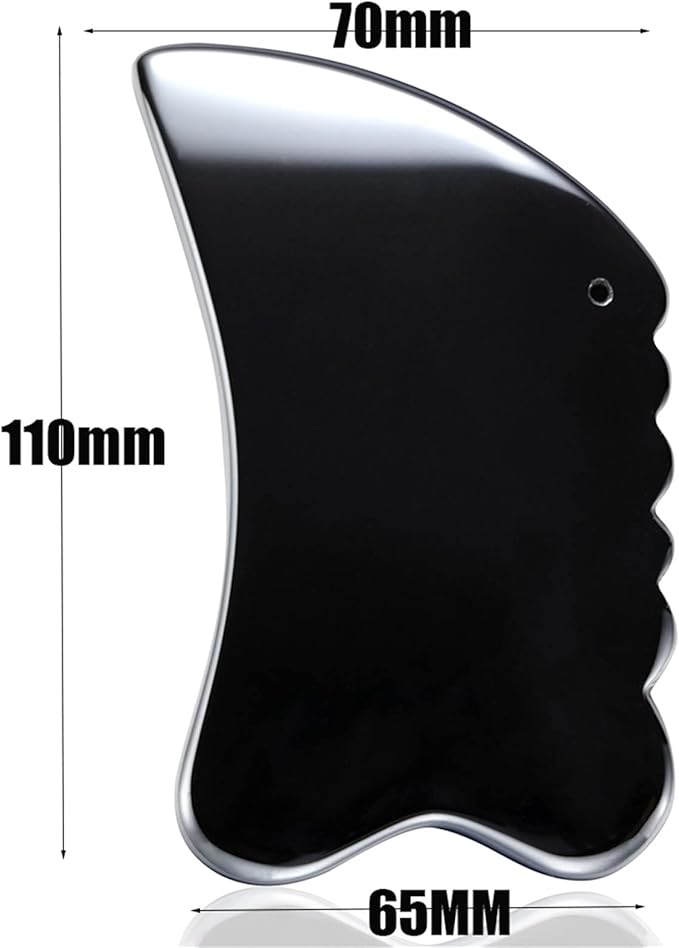 Terahertz Guasha Scraper Facial Massager Gouache Scraper Face Massage Slimming Tool Skincare Beauty Gua Sha Board Energy Ston