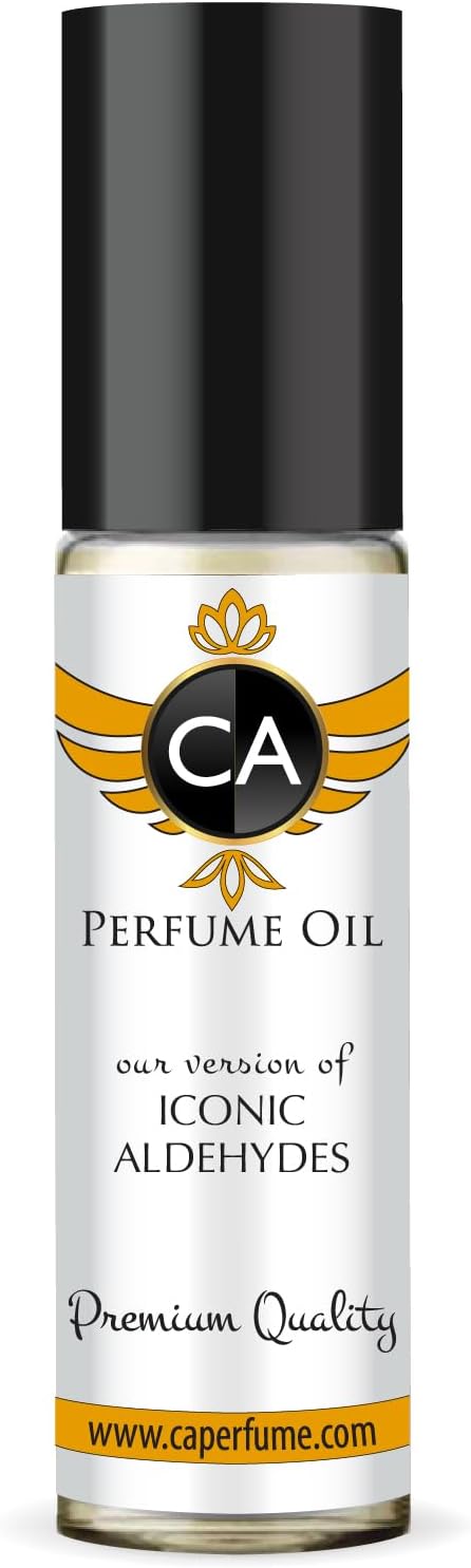 CA Perfume Impression of Iconic Aldehydes for Women Fragrance Body Oil Dupes Attar Roll-On 0.3 Fl Oz/10ml-X1