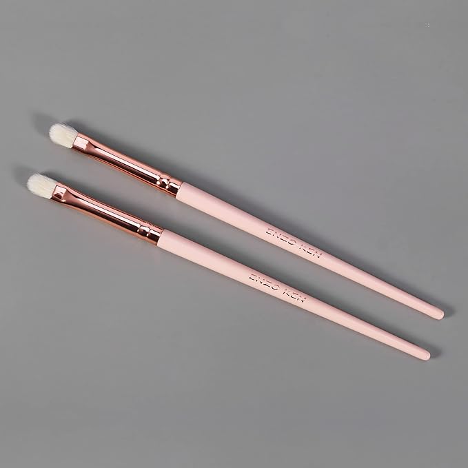 Natural Goat Hair Eye Shadow Brush, Eye Detail Brush, Small Smudge Eyeshadow Brushes, Mini Smudge Brushes, Single Natural Hair Makeup Brush, Corner Eyeshadow Brushes, Eyeshadow Blending.