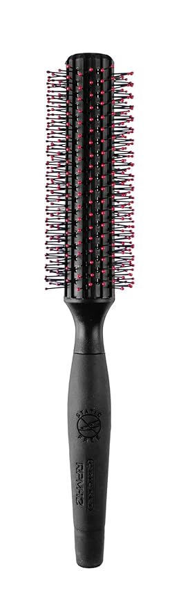 Cricket Static Free RPM 12 Row Round Hair Brush - Curling, Blow Drying, Detangling and Styling Wet or Dry, Suitable for All Hair Types