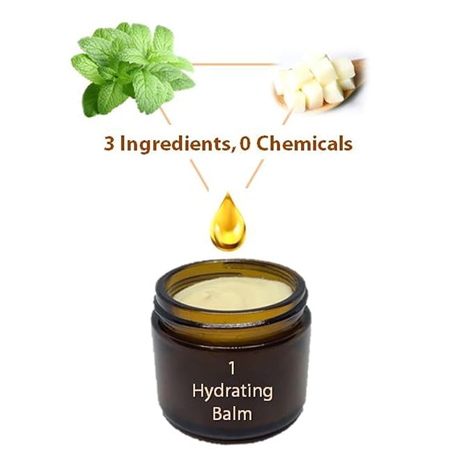 Vintage Tradition Beef Tallow All Purpose Balm - Healing, Hydrating Peppermint Oil Skin Care Salve Replaces Body Lotion, Hand Cream, More - Essential Oil, Olive Oil, and Grass-Fed Tallow, 2 fl. oz.