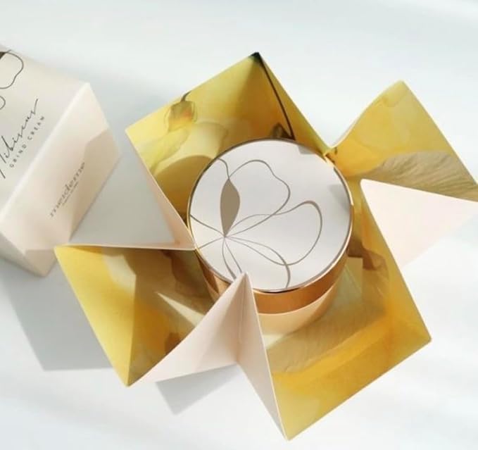 Gold Hibiscus Nourishing Grind Cream – In-Depth Hydration with Plant-Derived Collagen Face Cream, Skin Moisturizing Cream, Farm-to-Me Korean Skin Care, Vegan Cruelty-Free (1.58 Oz)