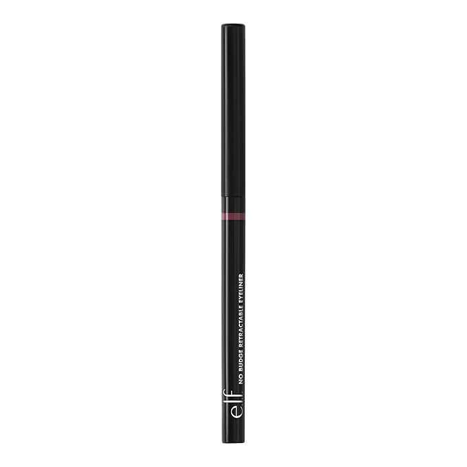e.l.f. No Budge Retractable Eyeliner, Creamy, Ultra-Pigmented & Waterproof, Creates Bold & Defined Lines, Vegan & Cruelty-Free, Ruby
