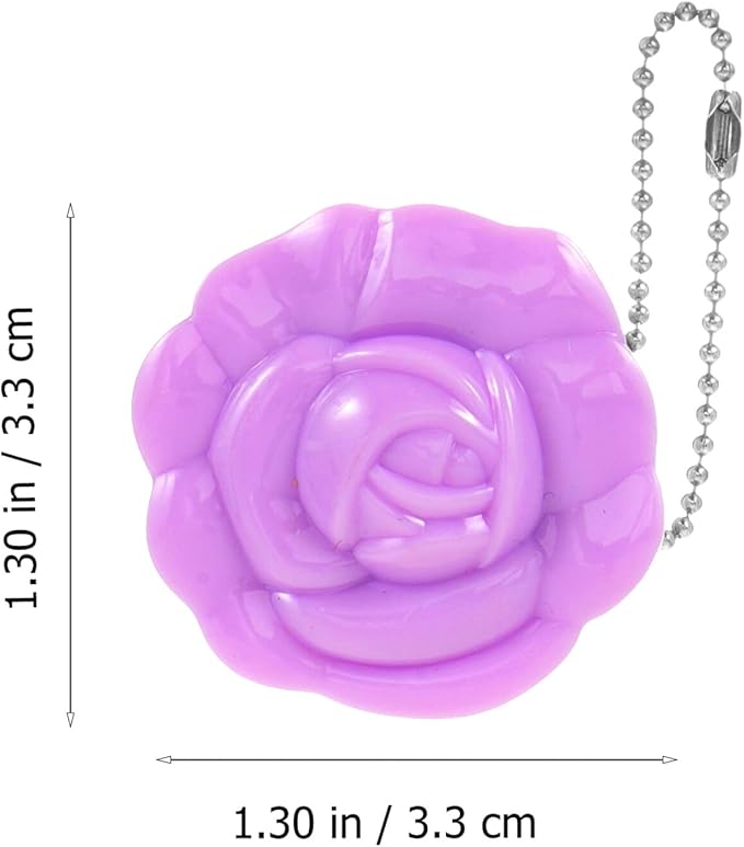 FRCOLOR Empty Makeup Compact 4Pcs Rose Shaped Lipstick