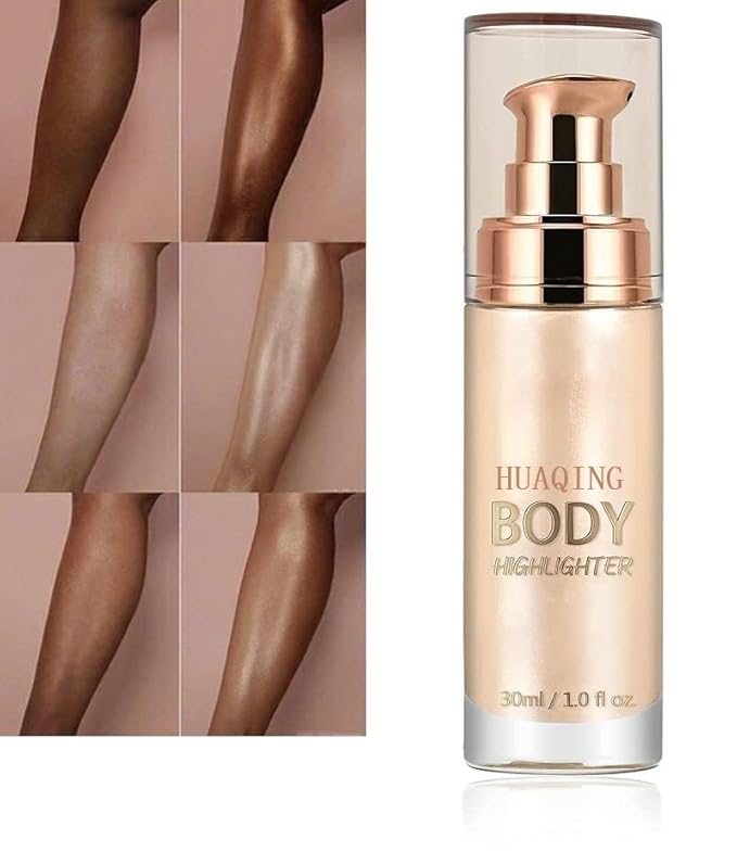 2 Pack Body Luminizer,Shimmer Body Highlighter Makeup Liquid Body