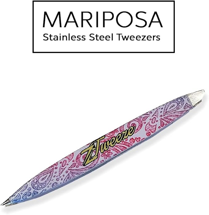 F.A.R.A.H Professional Z-Tweeze Dual Ended Tweezer - Mariposa Stainless Steel Tweezers