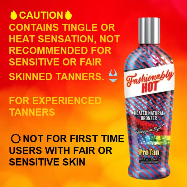 Pro Tan Heated Natural Bronzer Oil, 8.45 Fl Oz, Brown