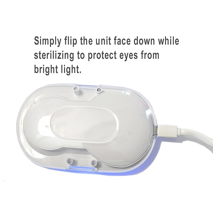 RED, BLUE, & RED+BLUE Gum Light, Sterilizing Case, Red and Blue Light Gum Therapy Gum Health Repair Gum Stimulator Whitening Accelerator Gum Light