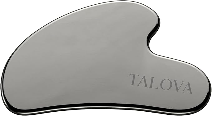 304-Grade Stainless Steel Gua Sha Facial Tool, Easing Facial Tension, Massage and Sculpting Tool for Face and Body, Encourage Lymphatic Drainage, Jawline Sculptor, Skin Care Gift