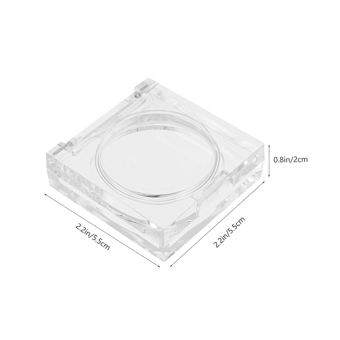 Beaupretty 14Pcs Empty Eyeshadow Palette: Refillable Depotting Makeup Palette - Clear Foundation Powder Storage for Eyeshadow Lipstick Blush Powder