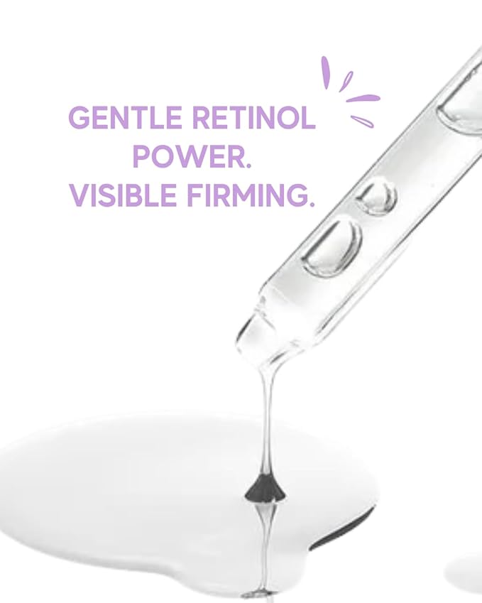 Bio-Retinol Face Serum – Anti-Aging Facial Serum with Shea Butter & Vitamin E – Retinol Alternative for Wrinkles, Firmness & Skin Renewal – 1 Fl Oz