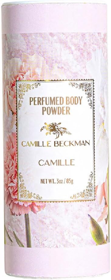 Camille Scented Talc-Free Body Powder, Perfumed Dusting Powder, Camille Beckman, 3 Ounce