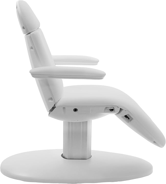 SKINACT Venus White Electric Medical Spa Treatment Table/Chair with Wired Hand Remote Control