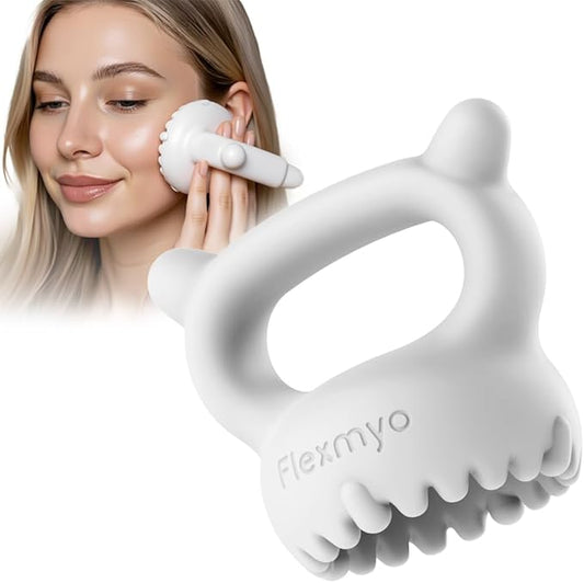 Ceramic Gua Sha Fascia Tool. K-Beauty US Patented, Face & Body Massager for Lymphatic Drainage, Cellulite, Muscle Recovery & Trigger Point Relief – Non-Toxic Clay, Durable & Easy Grip. Made in Korea