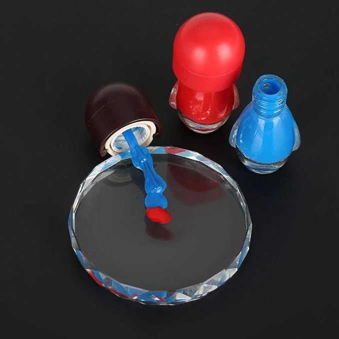 Nail Art Palette, Lipstick Palette, Transparent Glass Nail