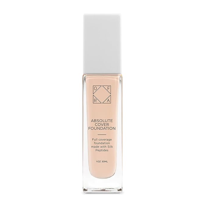 Absolute Cover Foundation #0 | Liquid Medium Coverage Foundation with Natural FInish | Oil-Free Face Makeup | Fairest Shade with Neutral Undertone | 1oz/30ml