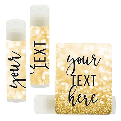 Andaz Press Personalized Lip Balm Party Glitter