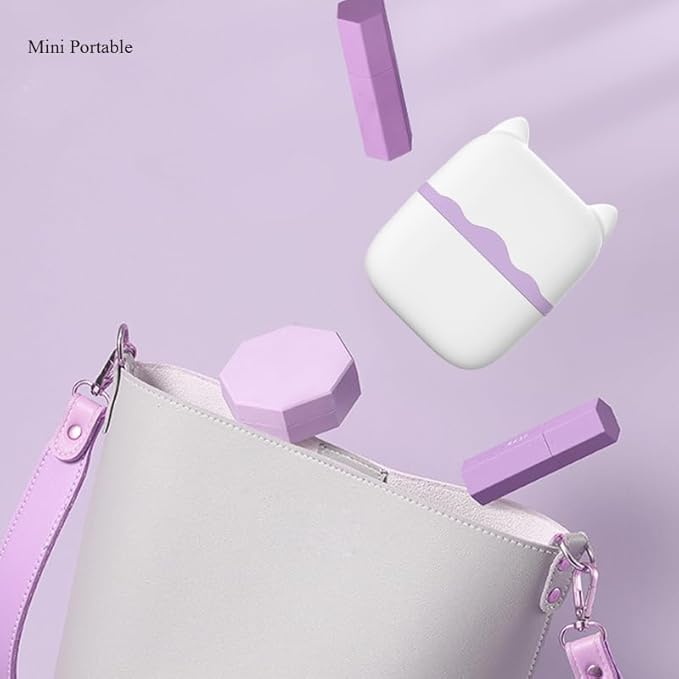 Ice Roller for Face and Eyes, Women Ice Face Roller Reduces Puffiness Relieves Migraines Massager 2 in 1, Facial Rollers, Skin Care Tools, Self Care Gifts for Men Women (Purple)