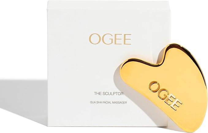 Ogee Sculptor Gua Sha Facial Tools - Zamac Gua Sha Stone Facial Massager