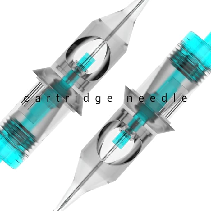 STIGMA Aquamarine Knight Disposable Tattoo Cartridge Needles Tattoo Cartridges Assorted Sizes 50pcs of Round Liner #12(1203RL 1205RL 1207RL 1209RL 1211RL) 0.3mm EN02B-50KIT-E