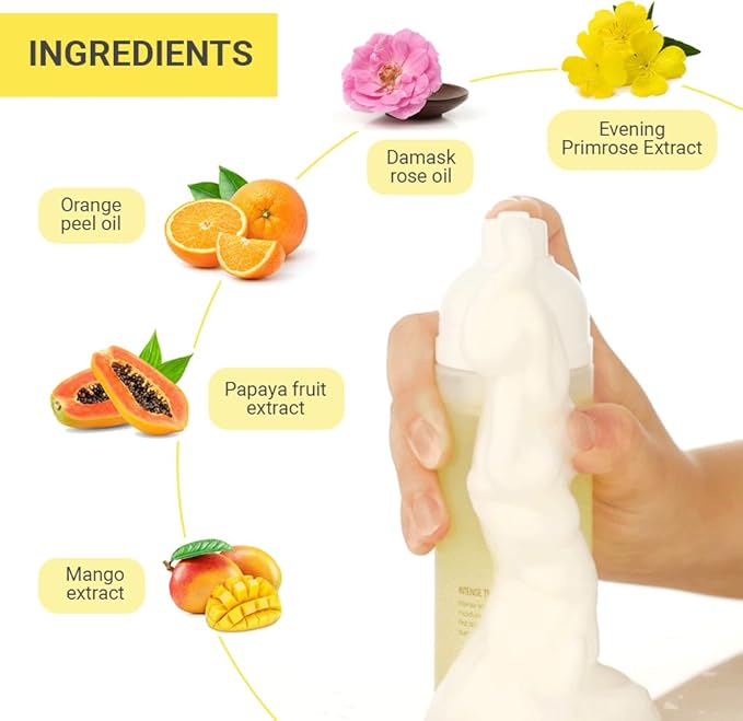 TENZERO Intense Bubble Toner, 4.73 fl oz/140ml, Hydrating & Exfoliating Bubble Toner for Face, Glowing Anti-Aging, Radiant Complexion & Skin Elasticity