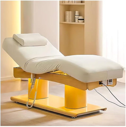 Electric Facial Bed - Massage Table,Spa Beauty Treatment Table & Lash Bed for Tattoo Shop with One-Button Lift (4.0 Motor)