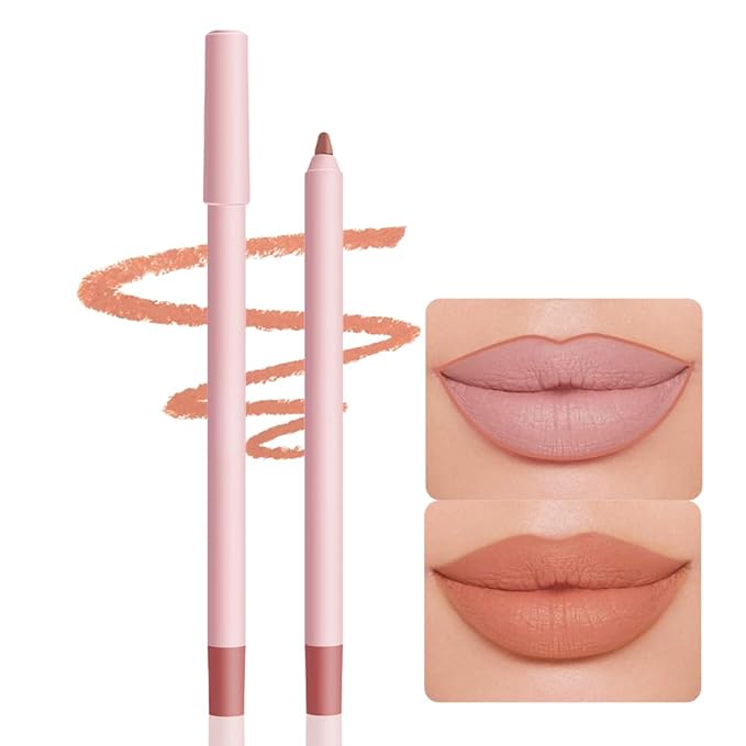12 Colors lip liner pencils, Modern Classic Lip Liner, Lip Liner Pigmented Vegan Matte, Lasting Finish Lip Liner, Luxurious Creamy Long Lasting Lip Liner, Prevents Feathering and Fading, (07)