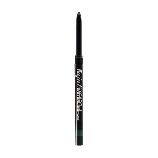 VASANTI Kajal Waterline Eyeliner Pencil - Long-lasting, Waterproof, Smudge-proof, Safe for Sensitive Eyes, Waterline Eye Liner - Opthalmologist Approved and Tested (Midnight Green)